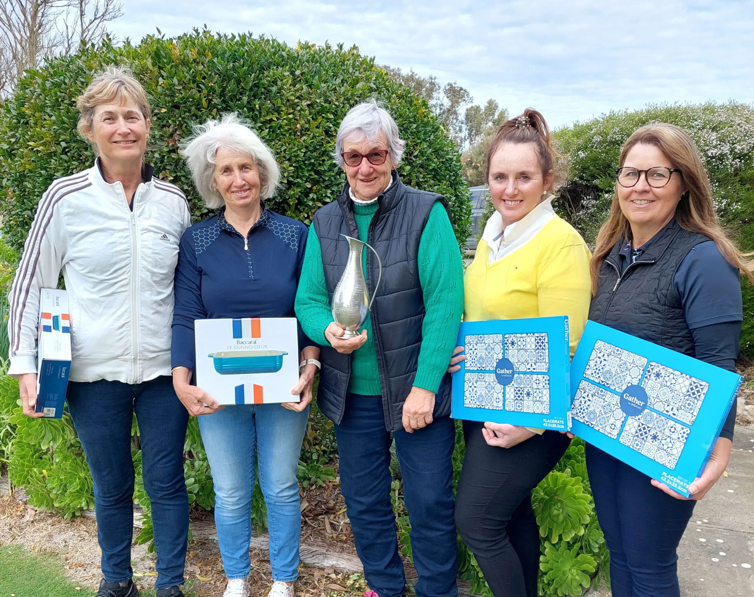 L-R: Fionna McInnes, Michelle Justin, Issie Carracher, Megan Watson & Rachel Smith