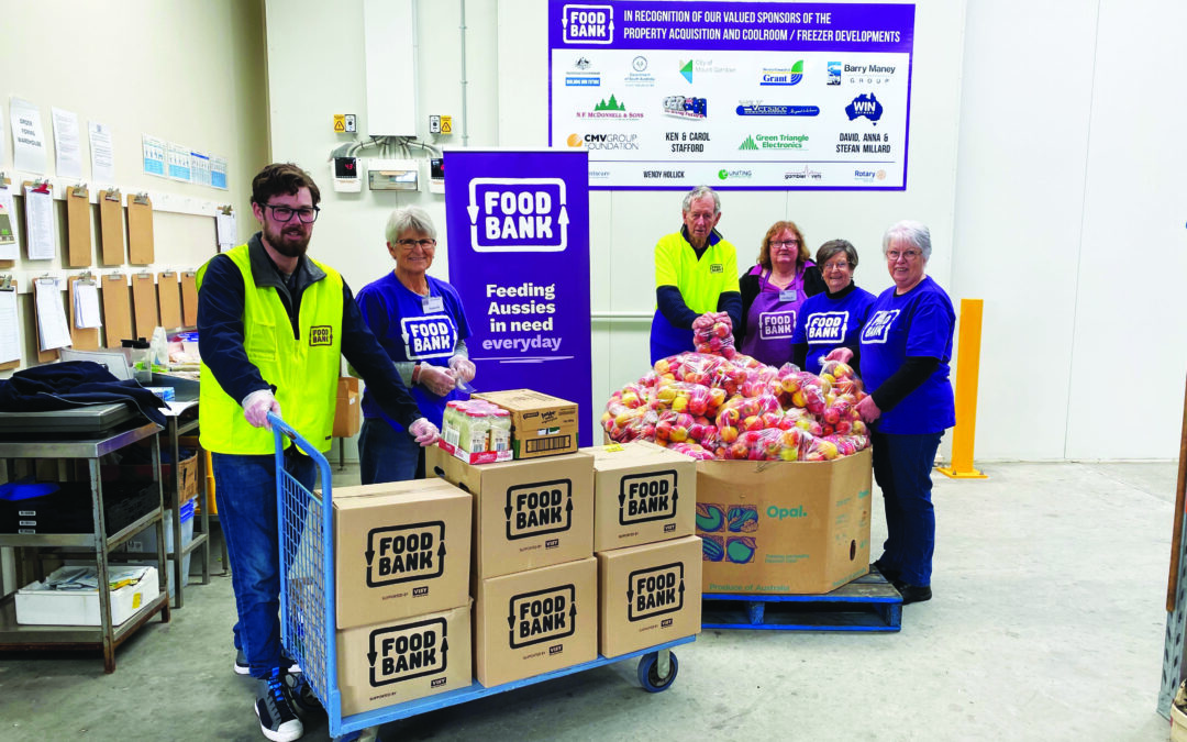 This year’s ‘Friends of Stand Like Stone Champion’ Grant Winner . . . Foodbank SA, on the Limestone Coast!