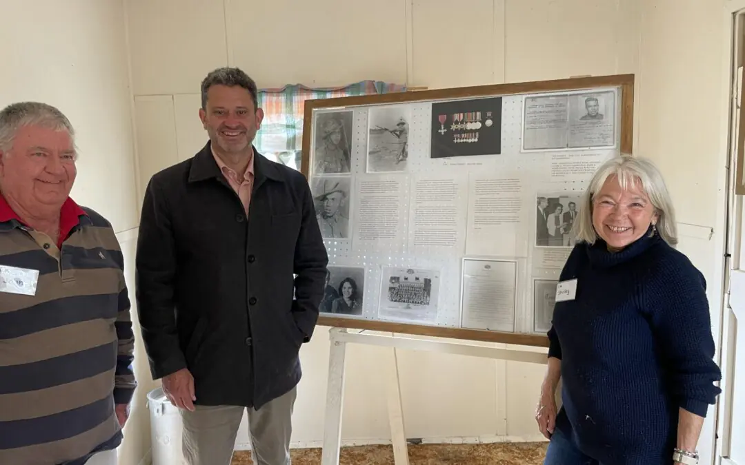 Minister visits Tim Hughes room