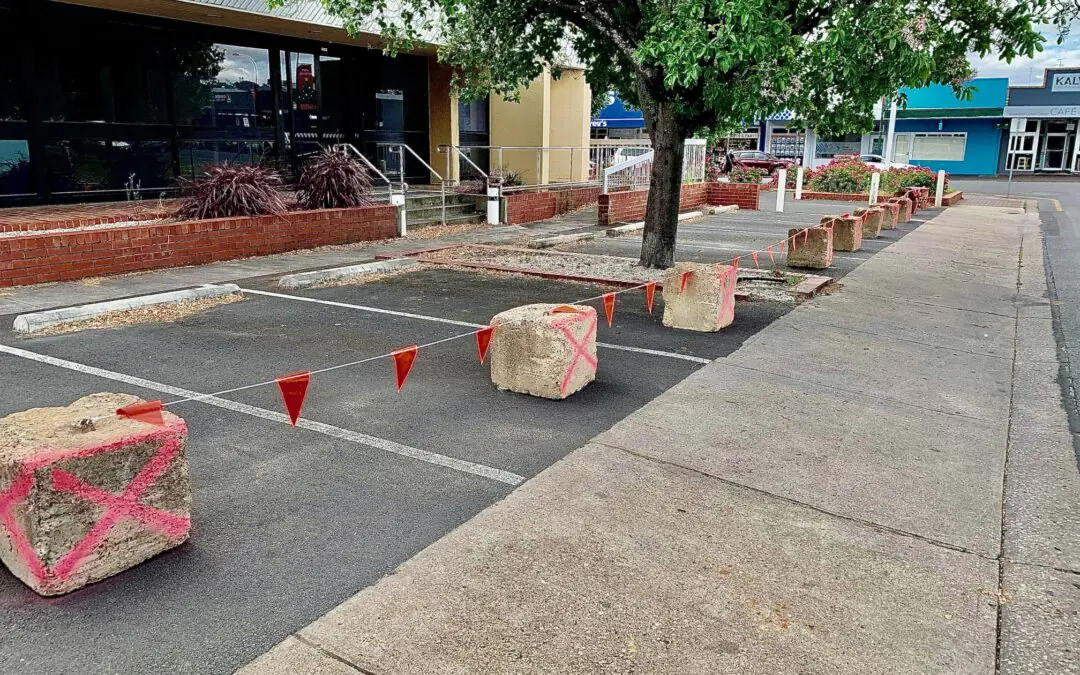 No parking at ANZ site