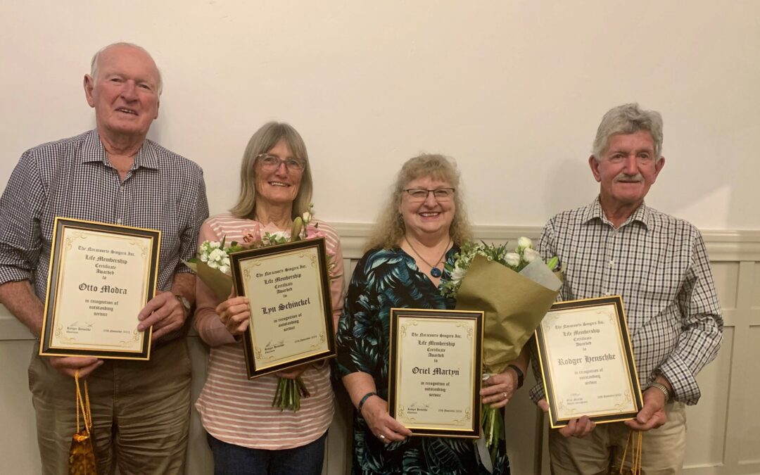 Life Membership of Naracoorte Singers