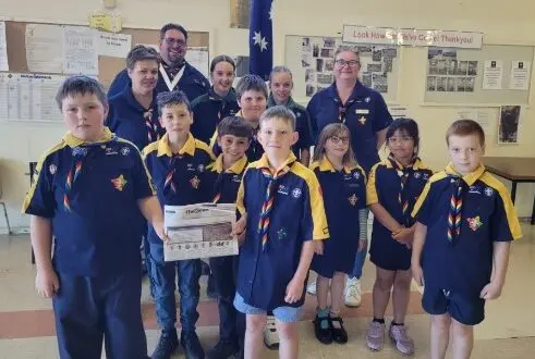 The News Gives Back Program: Naracoorte Scouts Group