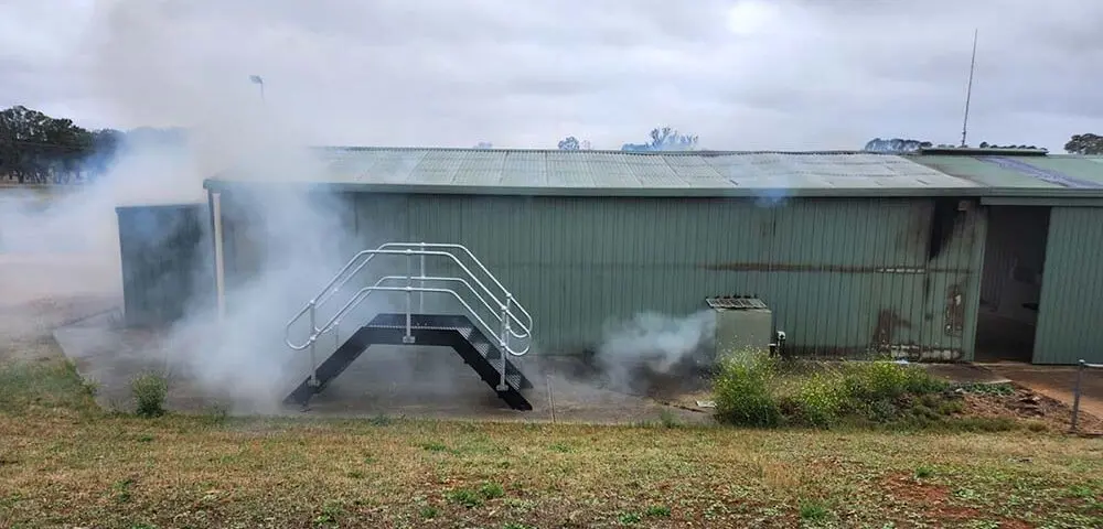 Blaze claims training centre