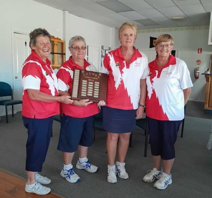 Bordertown Bowling Club: Ladies Champion of Champions Triples Upper South East to Bordertown