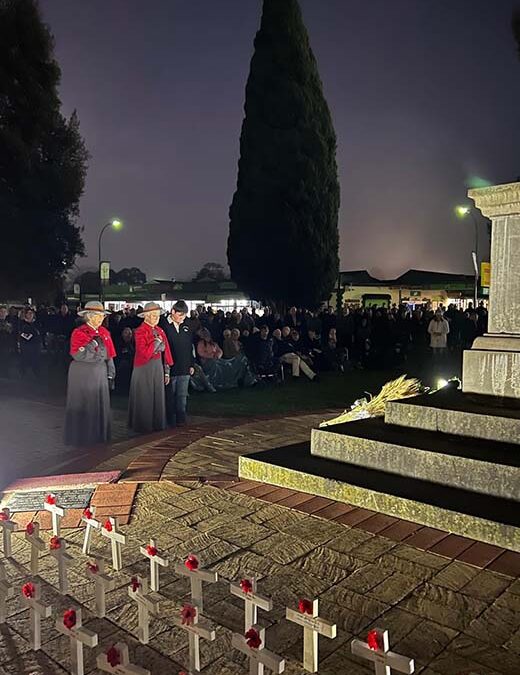 Moving ANZAC Day service