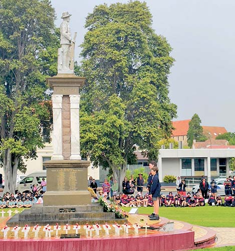 For their families: Lest we forget