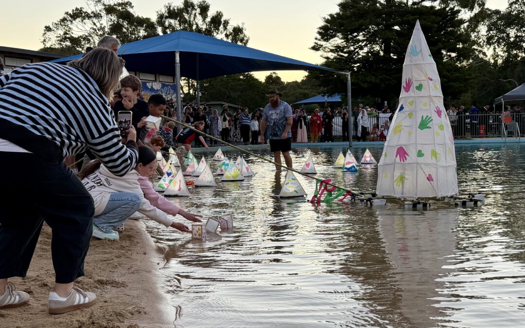 Diversity lights up the lake